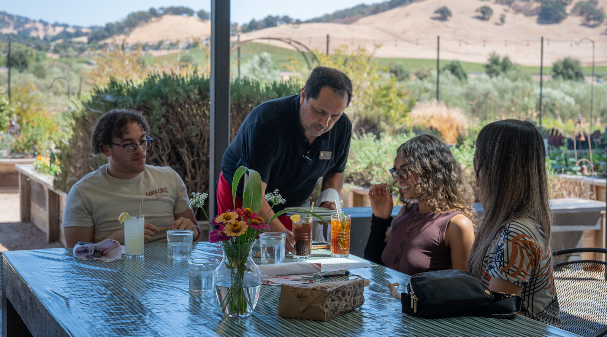 Guests at the Kitchen in the Grove Bistro